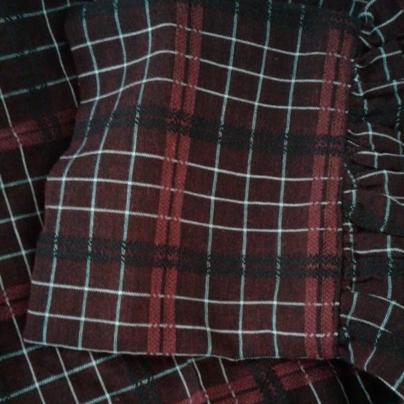 Red Plaid Tunic Dress - Picture 3 of 3